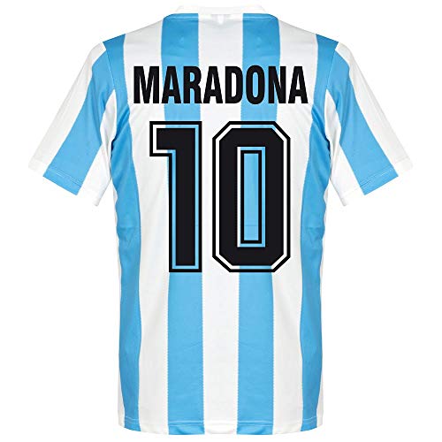 ウェア Argentina 1986 le coq Le Coq Sportif 1986 Argentyna Home Retro trykot + Maradona